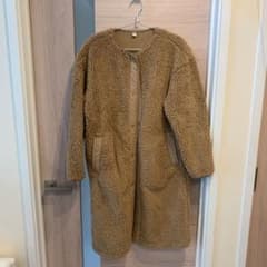 UNIQLO ボア　フリースノーカラー　コートのサムネイル