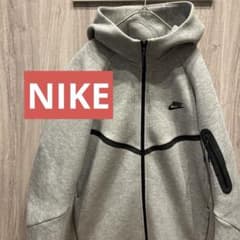 【美品】NIKE テックフリーススウェットパーカー 赤タグ 刺繍ロゴ 古着 XL 美品】NIKE テックフリーススウェットパーカー 赤タグ 刺繍ロゴ 古着