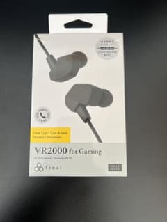 Final VR2000 for Gaming／有線ゲーミングイヤホンのサムネイル
