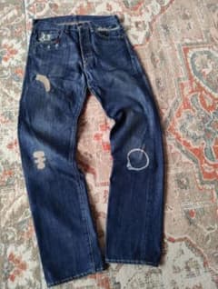リーバイス　赤耳Levi's501xx 　66モデル　ダメージ加工モデルのサムネイル