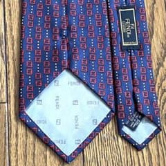美品 FENDI フェンディ ネクタイ ズッカ柄 FF柄 シルク 伊製 - メルカリ