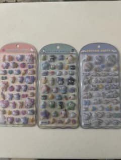 【正規品】コットンパフィーシール　3枚のサムネイル