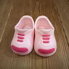 オ*ン様 ぽぽちゃん用 スニーカー ピンクのサムネイル