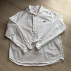 DANTON 定番 長袖 プルオーバーシャツ ホワイト 36 美品です！ - メルカリ