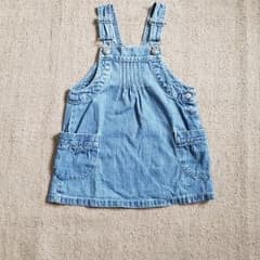 デニムジャンパースカート デニムワンピースのサムネイル