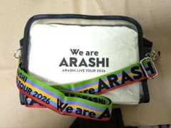 We are ARASHI 2026 ポーチ用クリアバッグDカン付き - メルカリ