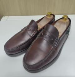 PARABOOT CORAUX ブラウン ローファー パラブーツ 7.5 - メルカリ