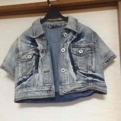 ミニ丈デニムジャケットのサムネイル