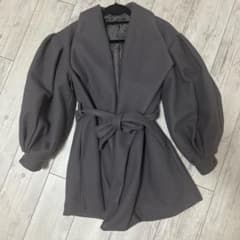 GRL グレー ロングコート Sサイズのサムネイル