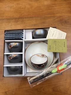 高級陶器 食器セット 花柄のサムネイル