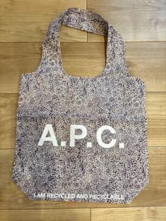 A.P.C. アーペーセー エコバッグ パープル　新品 ショッパーのサムネイル