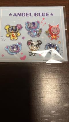 新品　未開封ナルミヤ　ぷっくりしーる　セブンイレブン　シール　エンジェルブルー