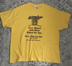 た*か様 アメリカ古着 00s イベントTシャツ USA製 GILDAN 黄色のサムネイル