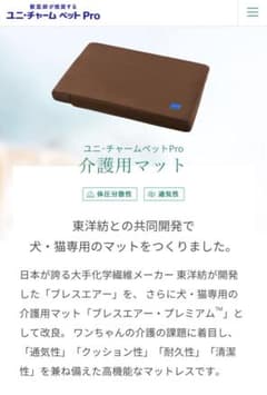 ※お値下げ中　獣医師推　犬用介護マット　病院使用のサムネイル