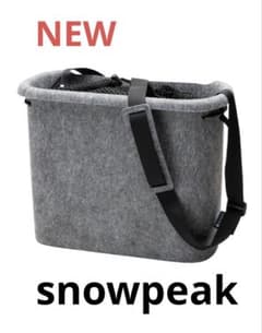 2197 新品 snowpeak タクバコ グレー キャンプ ピクニック バッグ  