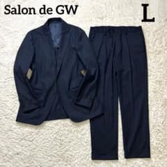 美品 Salon de GW RING JACKET スーツ 洗濯可 ネイビー 美品 Salon de GW RING JACKET スーツ 洗濯可 ネイビー - メルカリ