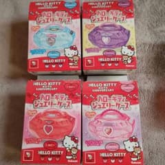 ハローキティ ジュエリーケース 4個セット カバヤ コンプリートセットのサムネイル
