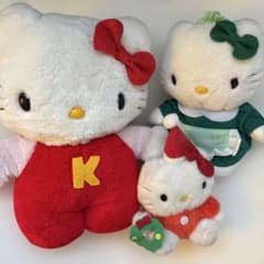激レア EIKOH ハローキティ ぬいぐるみ 3点セット レトロのサムネイル