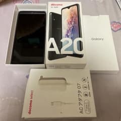 Galaxy A20 ブラック 32 GB docomo SIMフリー化済みのサムネイル