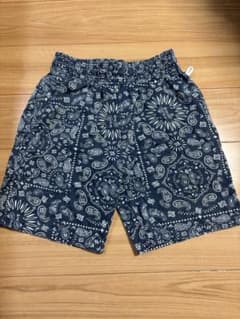 Cookman ペイズリー柄 ショートパンツ ネイビーのサムネイル