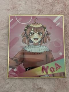 カラフルピーチ のあ ミニ 色紙