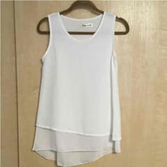 シフォンノースリーブ  XLサイズのサムネイル