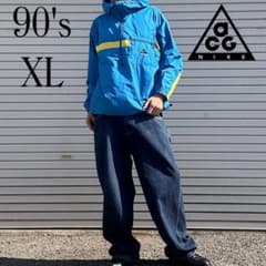 初期タグ 90s NIKE ACG ナイロンジャケット アノラック 旧ロゴ XL