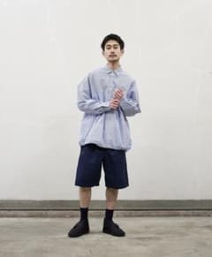 フレッシュサービス Fresh Service アノラック ストライプシャツのサムネイル