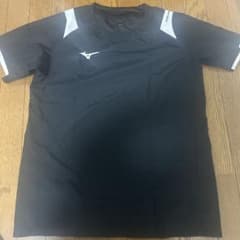 Mizuno バレーボールシャツ 黒 ポリエステル100% ピステのサムネイル