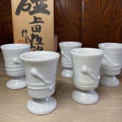 上田恒次 白磁高杯 共箱 - メルカリ
