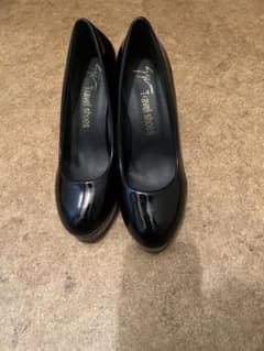 Travel shoes エナメルパンプス ブラックのサムネイル