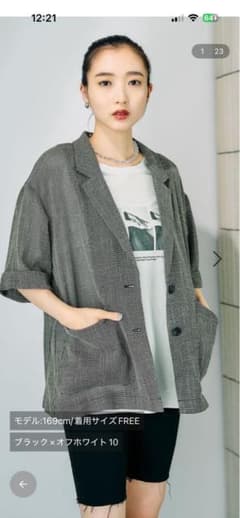 レプシィム カラミオリ5分袖ジャケット　即発送 レプシィム カラミオリ5分袖ジャケット 新品 - メルカリ