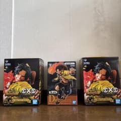 一番くじワンピースエースBATTLEフィギュア3体セットC賞×2D賞のサムネイル
