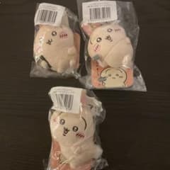 치이카와 토끼 투성이 추첨 E상 봉제인형 배지 3종 세트