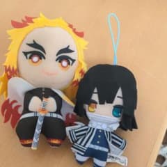 煉獄杏寿郎、伊黒小芭内ぬいぐるみのサムネイル