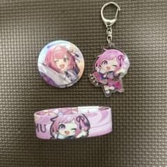 鳳えむ 缶バッジ アクリルキーホルダー ラバーバンド セットのサムネイル