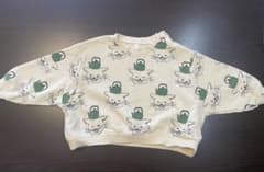 MARKEY’S 猫とやかんプリント トレーナー　95センチのサムネイル