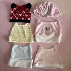 Baby hat set (6 pieces) for ages 3-6 months