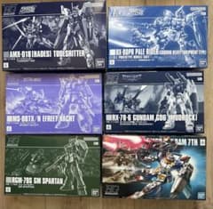 HGガンプラまとめ売り　トーリスリッター、イフリートナハト、ジムスパルタン他3 HGガンプラまとめ売り トーリスリッター、イフリートナハト、ジム