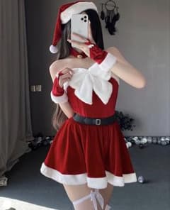セクシー サンタコスチューム 赤のサムネイル