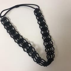 ビーズ刺繍 ヘアカチューシャのサムネイル