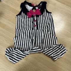 ［❤️TEDDY BEAR❤️ さん専用]MILKISS ストライプロンパースのサムネイル