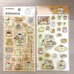 【 ポムポムプリン 】 ぷっくりシール2枚セットのサムネイル