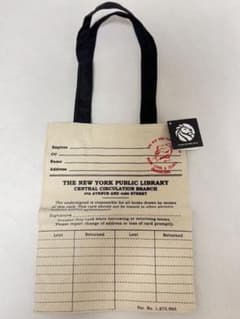 【新品未使用】NYPL ニューヨークライブラリートートバッグ　タグ付き m99072728627_1.jpg?1758686706