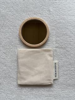 MARKS&WEB 木製 手鏡 ミラー 巾着付きのサムネイル