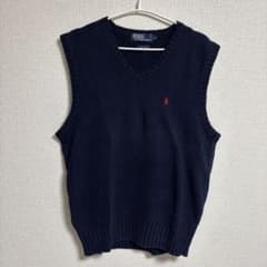 Polo by Ralph Lauren ネイビー ベスト Lのサムネイル