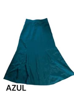 AZUL by moussy ロングスカート グリーン フレアスカートのサムネイル