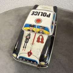 昭和レトロ 日本製 ブリキ パトカー POLICE ビンテージ - メルカリ