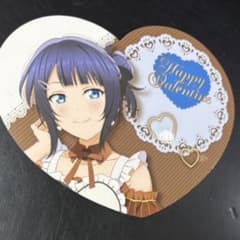 【購入特典 バレンタイン ハート型カード 果林】ラブライブ 虹ヶ咲 有楽町のサムネイル