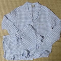 【a様専用です】ジェラートピケ ワッフル素材 チェック柄 パジャマ セットアップのサムネイル